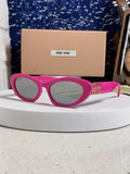 Miu Miu Cat-Eye Purple Lens Sunglasses for Men & Women
