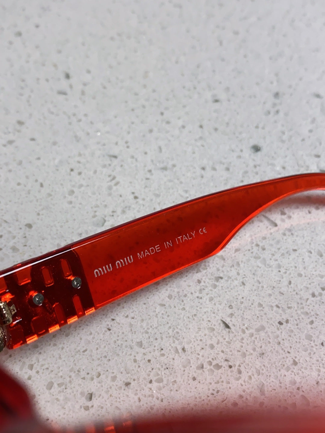 Miu Miu Cat-Eye Red Lens Sunglasses for Men & Women - detail image 8