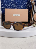 Miu Miu Cat-Eye Brown Lens Sunglasses for Men & Women - 487631