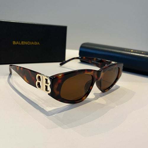 Balenciaga Rectangular Black Lens Sunglasses for Men & Women - 372343