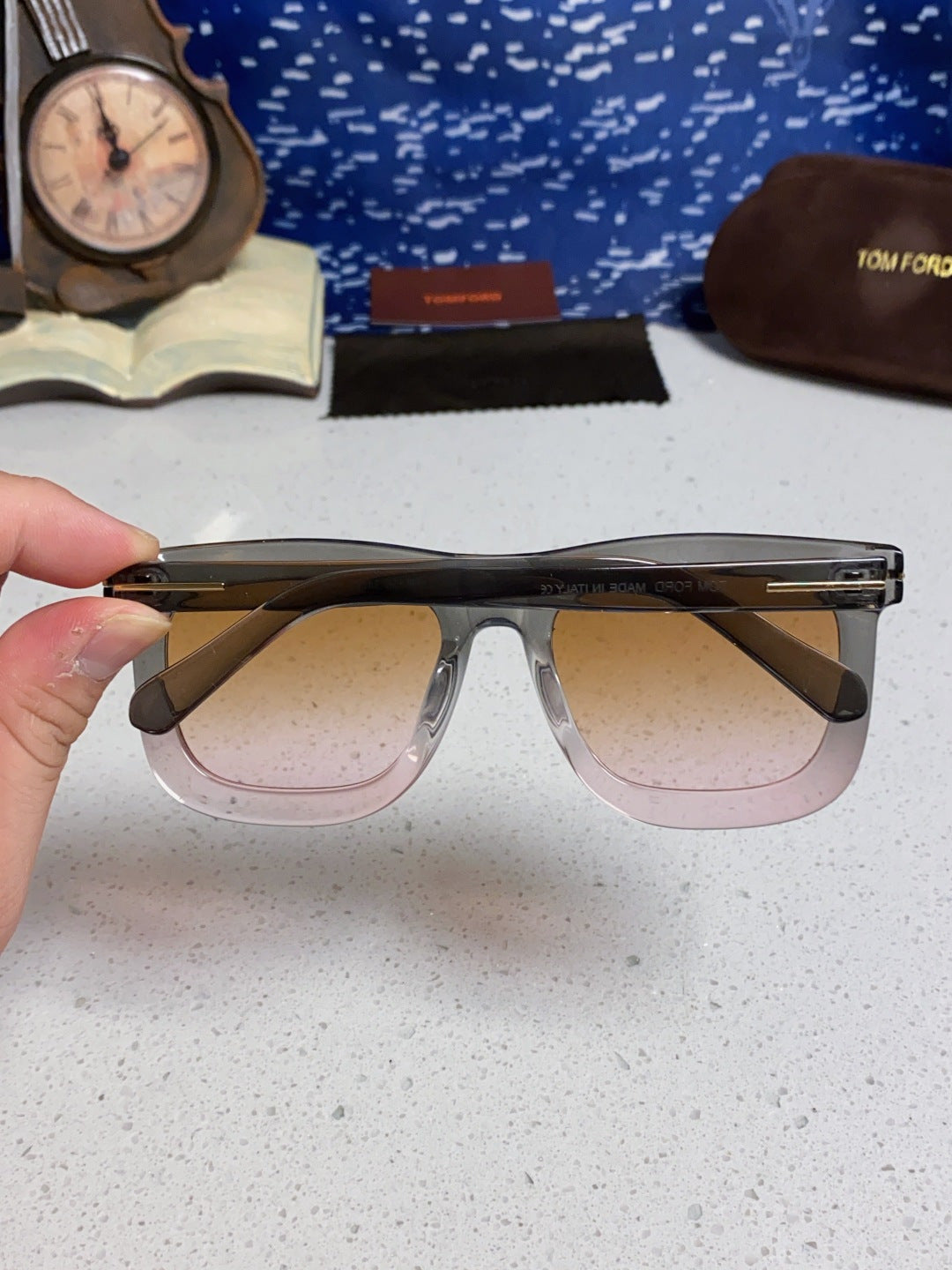 Tom Ford Oversized Brown Lens Sunglasses for Men & Women - 399342 - detail image 5
