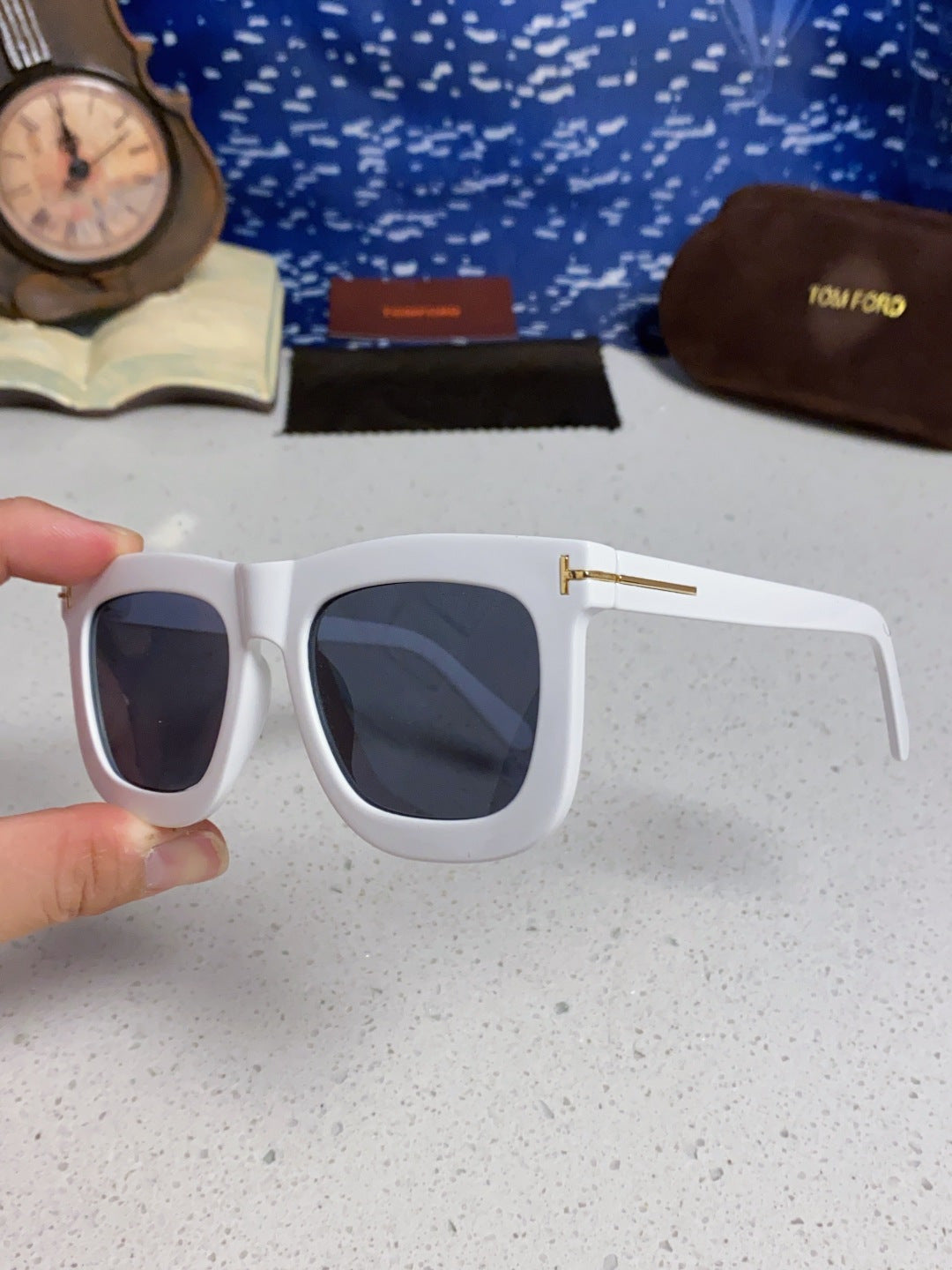 Tom Ford Oversized Blue Lens Sunglasses for Men & Women - 399345 - detail image 6