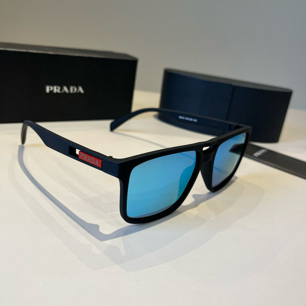 Prada Fashion Blue Lens Sunglasses for Men & Women - 372050