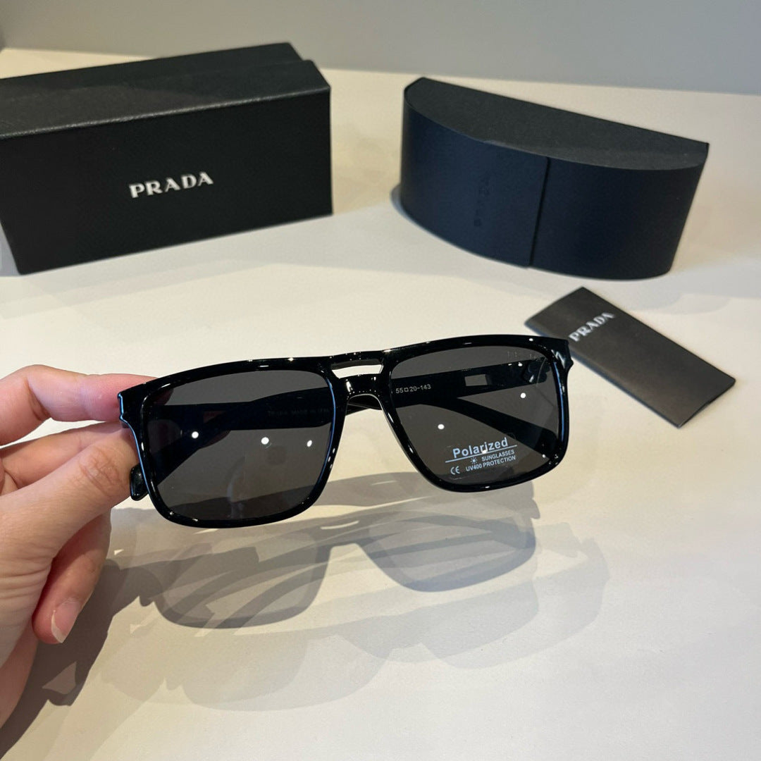 Prada Fashion Black Lens Sunglasses for Men & Women - 372051 - detail image 6