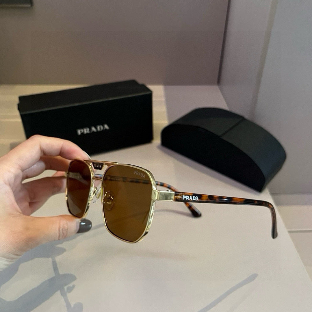 Prada Polarized Fashion Brown Lens Sunglasses for Men - 372052 - detail image 3