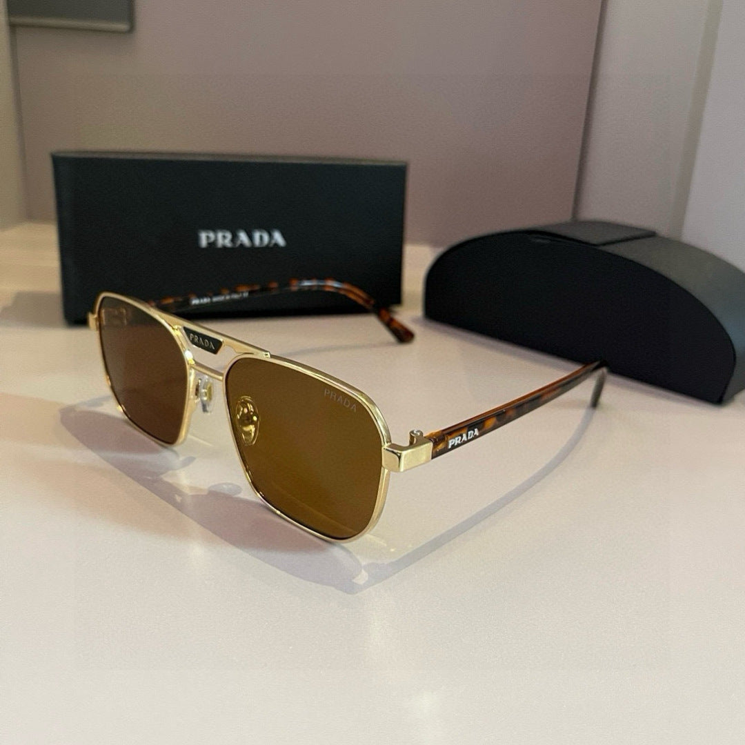 Prada Polarized Fashion Brown Lens Sunglasses for Men - 372052 - detail image 2