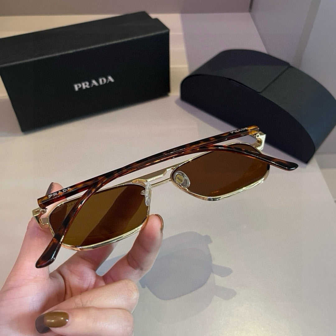 Prada Polarized Fashion Brown Lens Sunglasses for Men - 372052 - detail image 5
