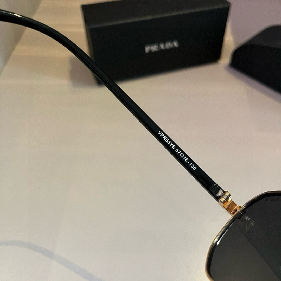 Prada Polarized Fashion Gold Lens Sunglasses for Men - 372053 - detail image 8