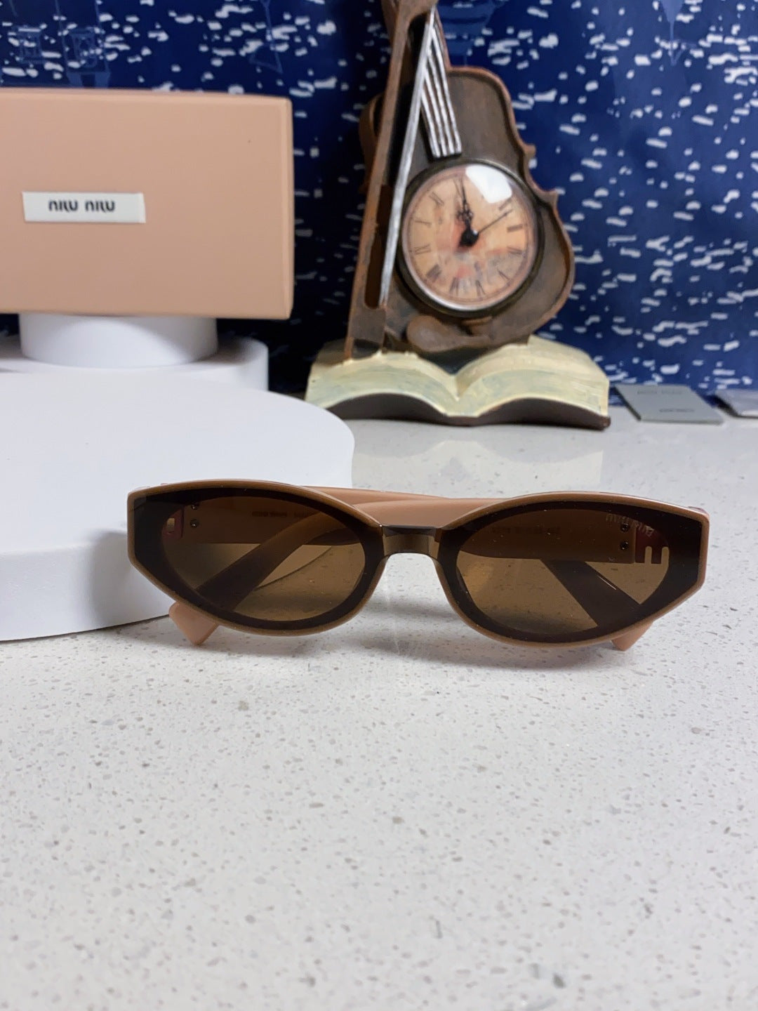 Miu Miu Cat-Eye Brown Lens Sunglasses for Women - 432628 - detail image 9