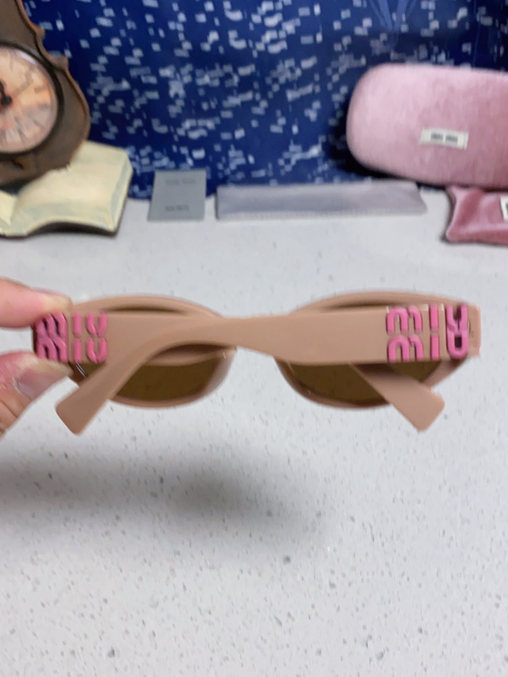 Miu Miu Cat-Eye Brown Lens Sunglasses for Women - 432628 - detail image 5