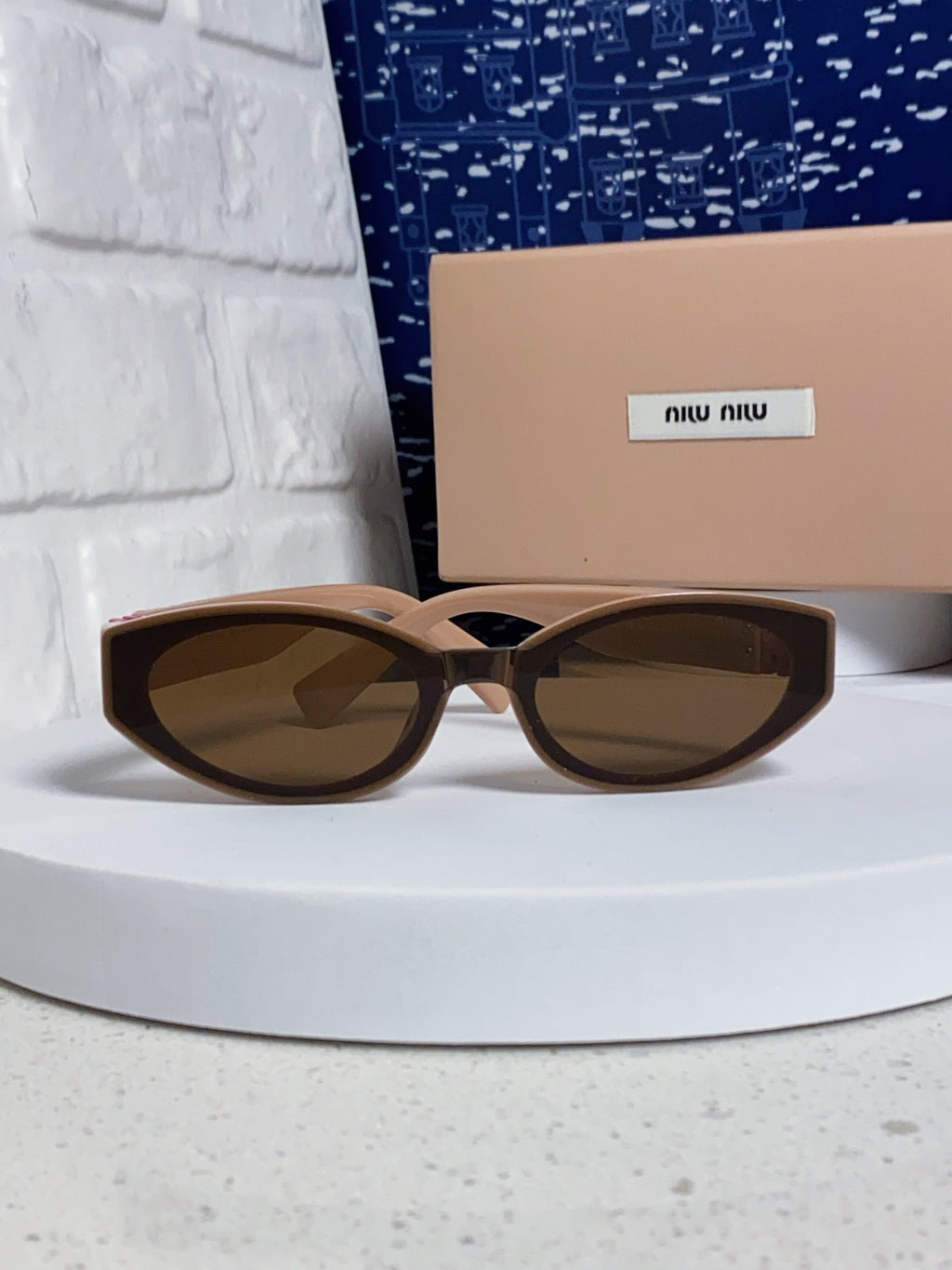 Miu Miu Cat-Eye Brown Lens Sunglasses for Women - 432628 - detail image 2