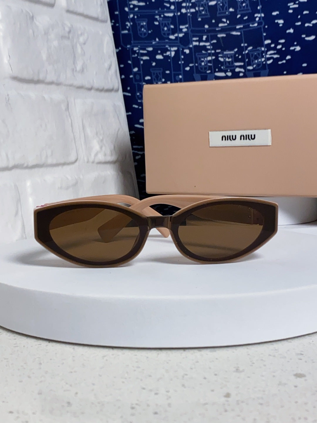 Miu Miu Cat-Eye Brown Lens Sunglasses for Women - 432628 - detail image 2