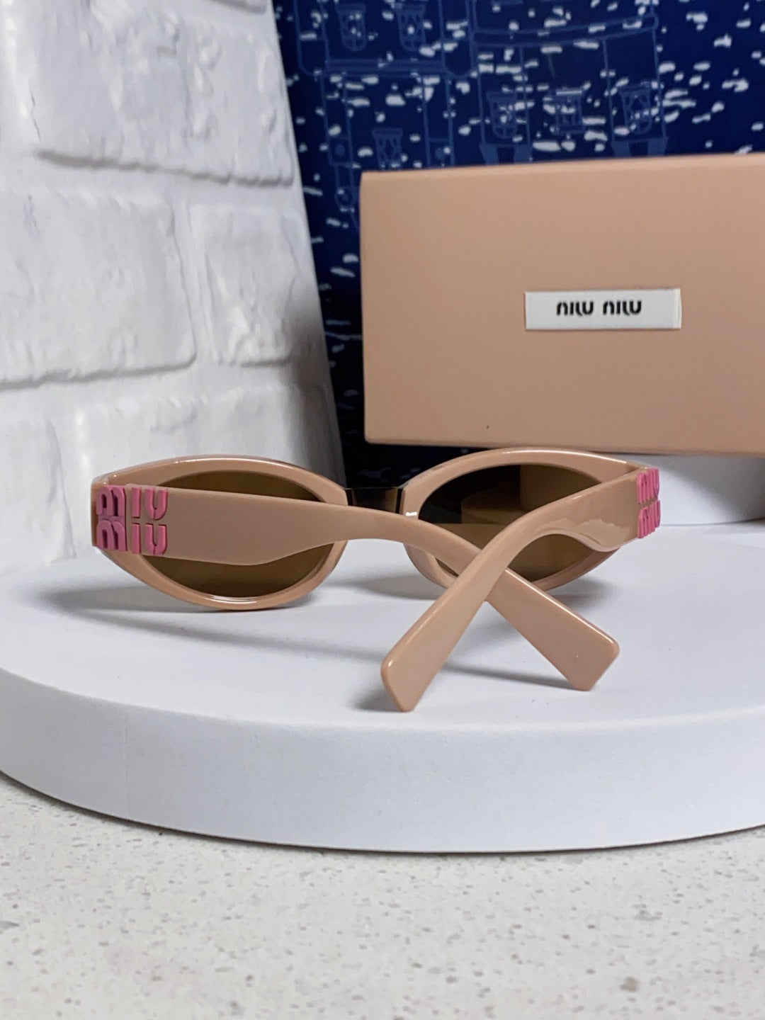 Miu Miu Cat-Eye Brown Lens Sunglasses for Women - 416155 - detail image 3