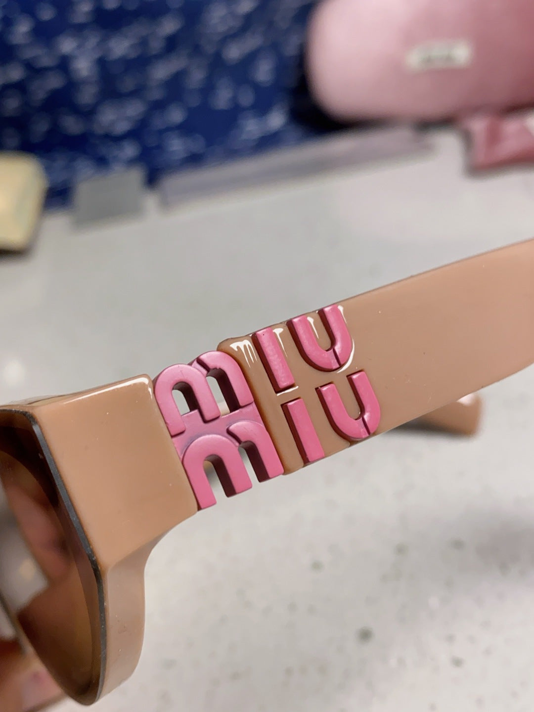 Miu Miu Cat-Eye Brown Lens Sunglasses for Women - 432628 - detail image 7