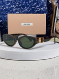 Miu Miu Cat-Eye Black Lens Sunglasses for Women - 416156