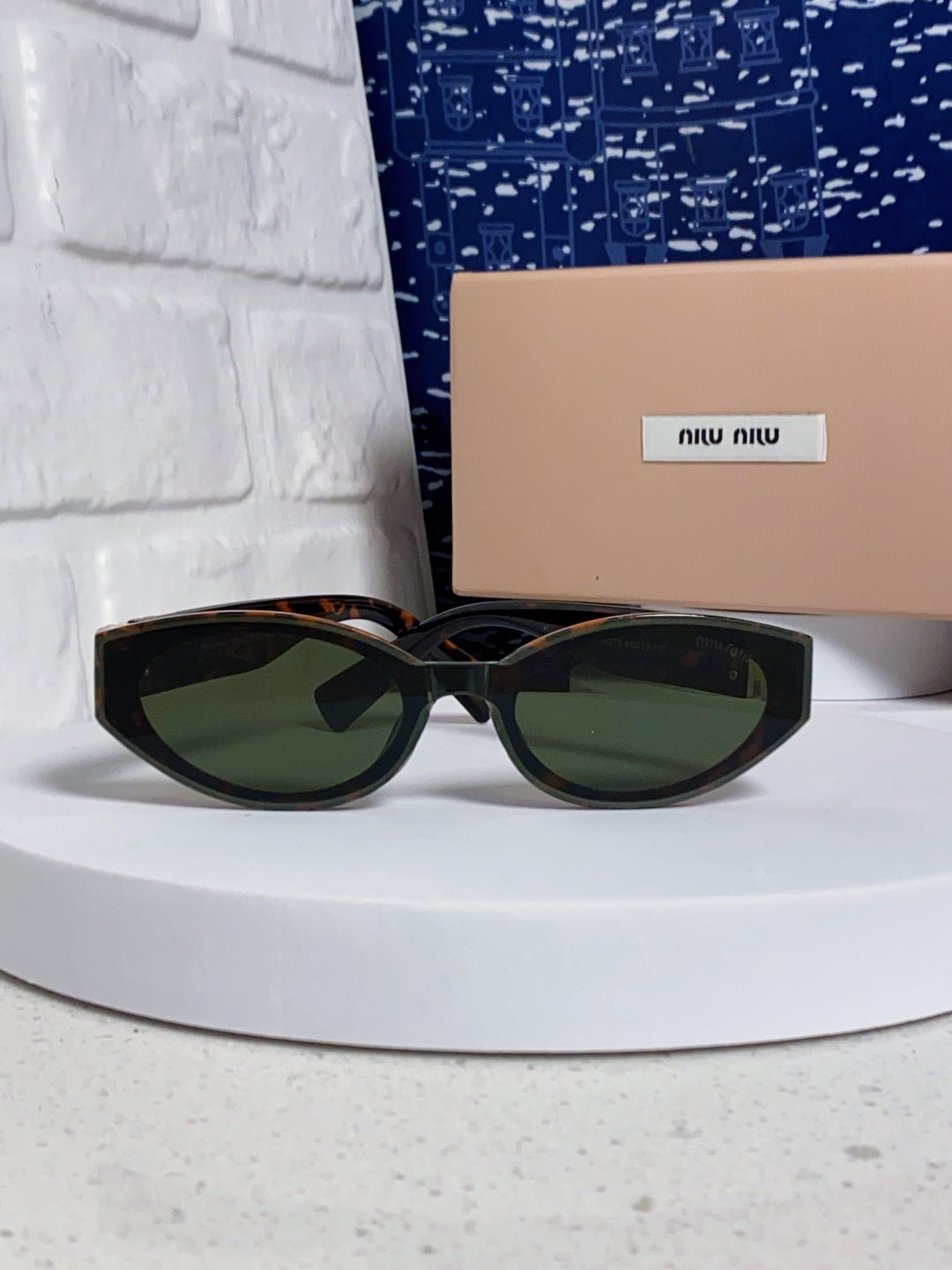 Miu Miu Cat-Eye Black Lens Sunglasses for Women - 432629 - detail image 2