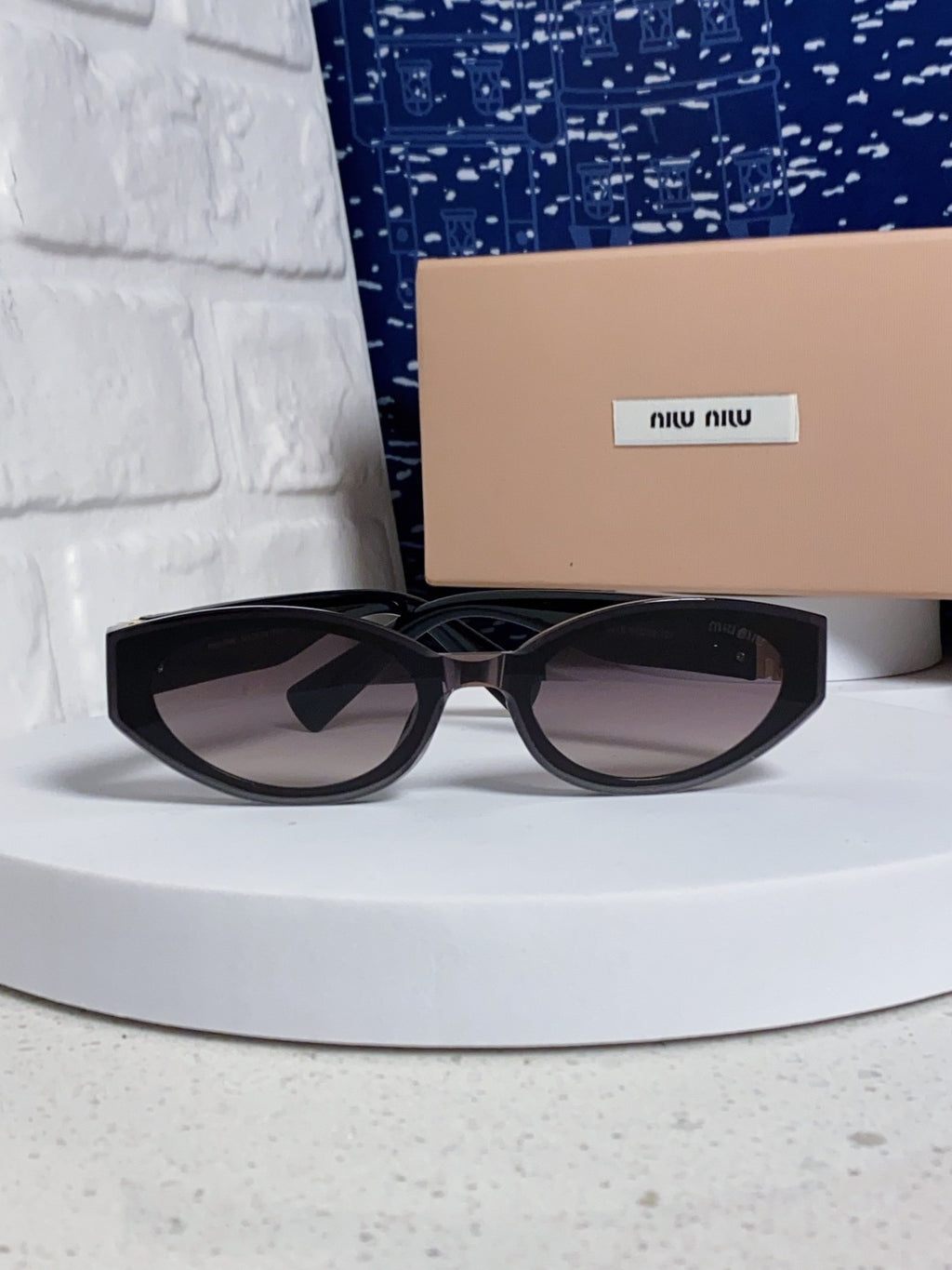 Miu Miu Cat-Eye Silver Lens Sunglasses for Women - 432631 - detail image 2