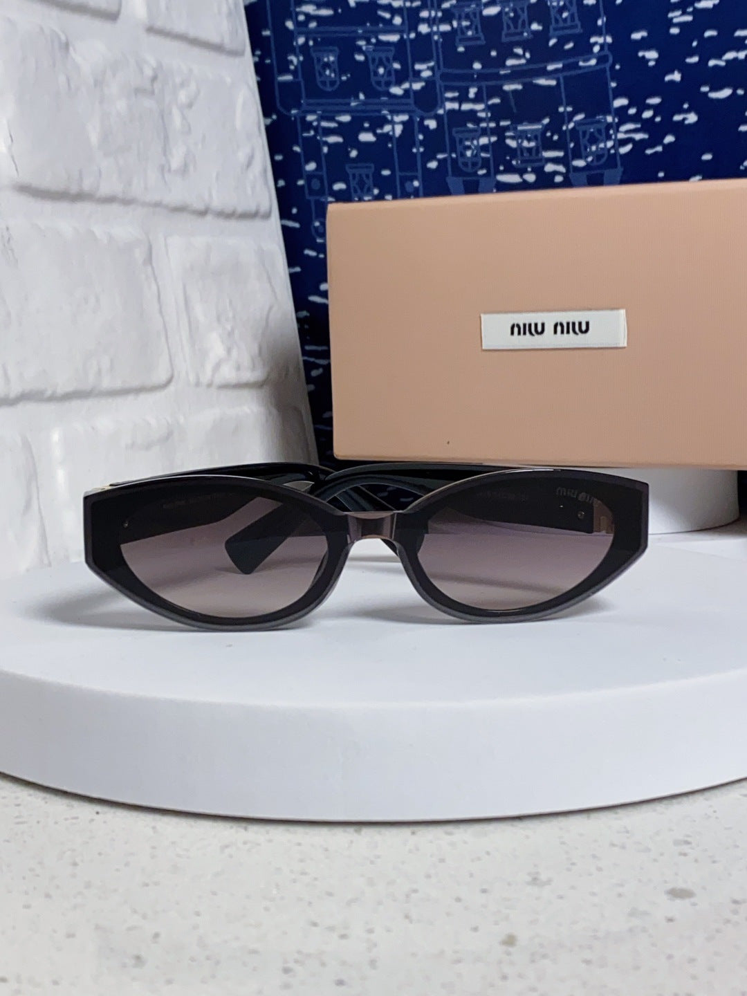 Miu Miu Cat-Eye Silver Lens Sunglasses for Women - 432631 - detail image 2
