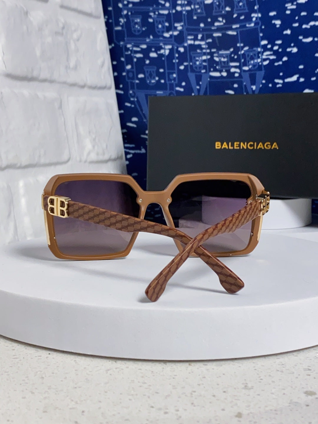 Balenciaga Square Gray Lens Sunglasses for Men & Women - 867211 - detail image 3