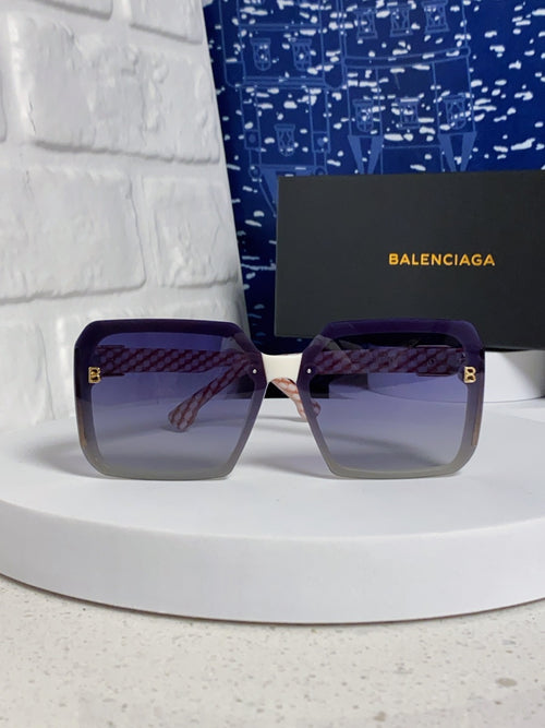Balenciaga Square Blue Lens Sunglasses for Men & Women - 867212 - detail image 2