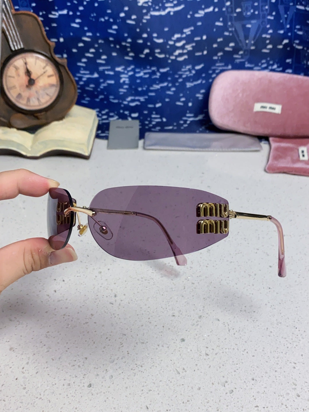 Miu Miu A51S Fashion Silver Lens Sunglasses for Men & Women - detail image 6