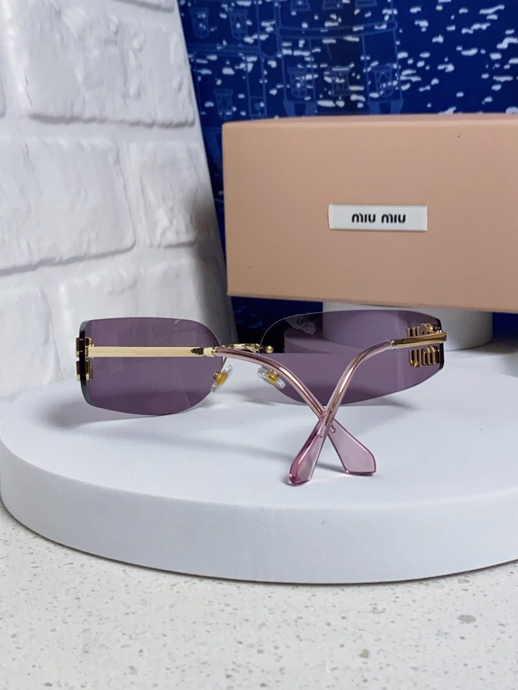 Miu Miu A51S Fashion Silver Lens Sunglasses for Men & Women - 416231 - detail image 3