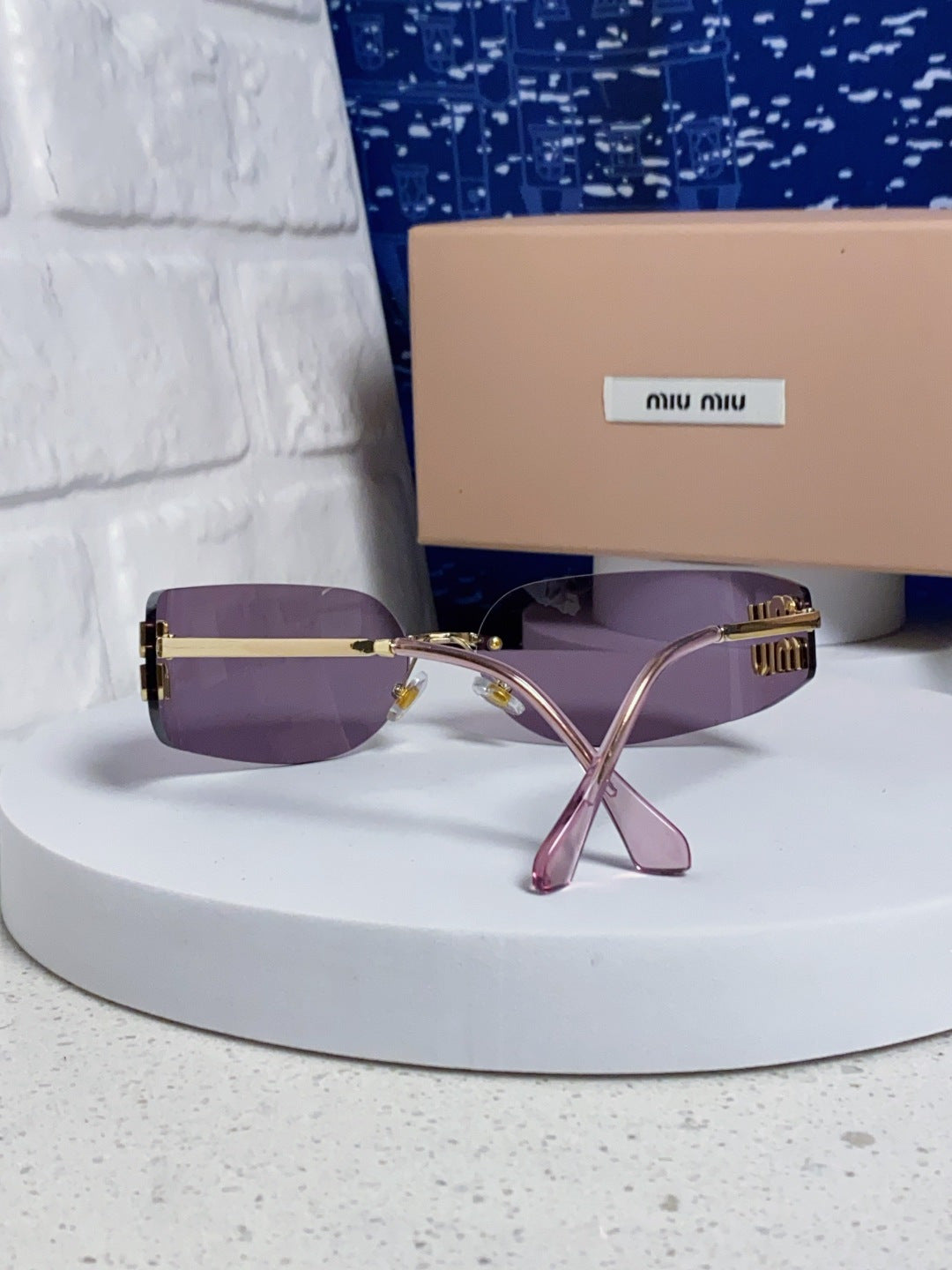 Miu Miu A51S Fashion Silver Lens Sunglasses for Men & Women - 416231 - detail image 3