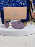 Miu Miu A51S Fashion Silver Lens Sunglasses for Men & Women