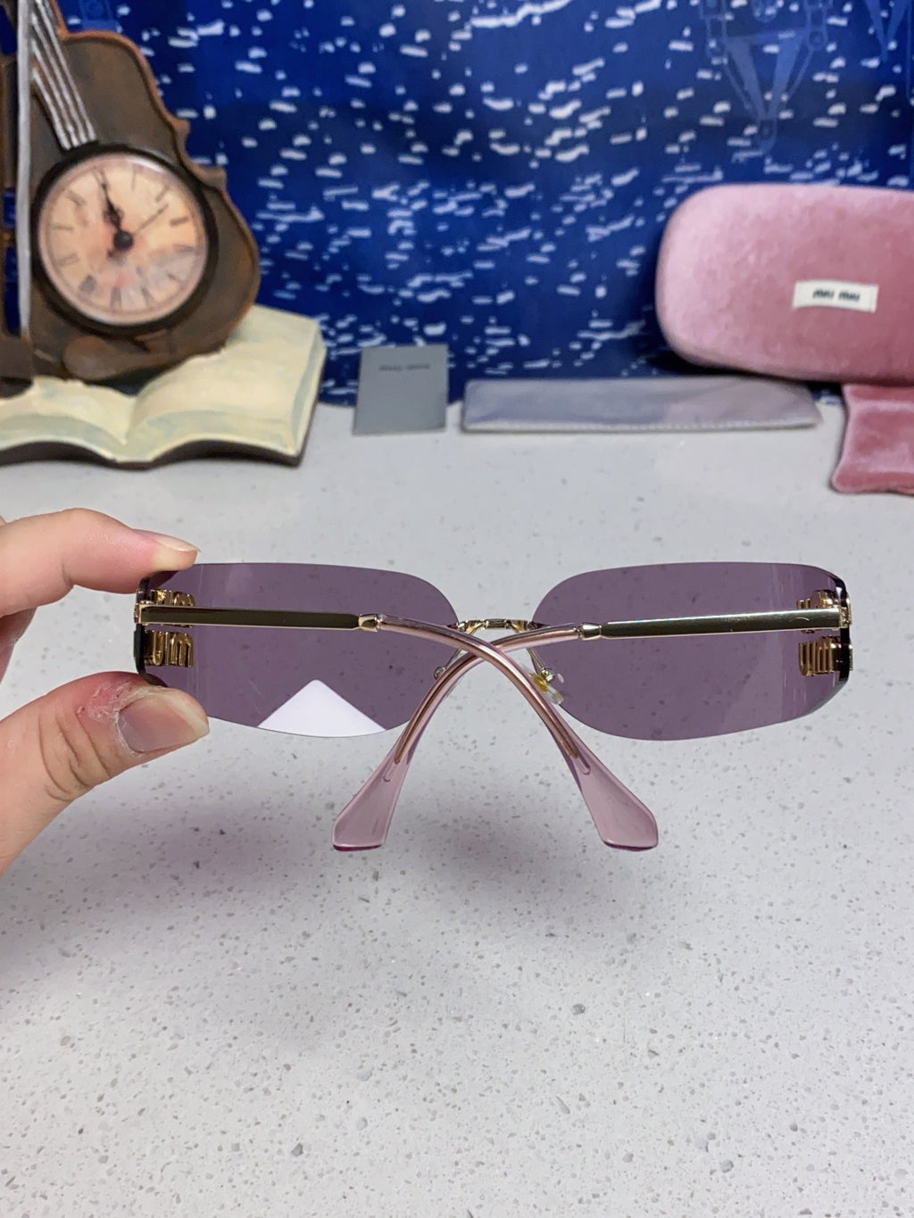 Miu Miu A51S Fashion Silver Lens Sunglasses for Men & Women - detail image 5