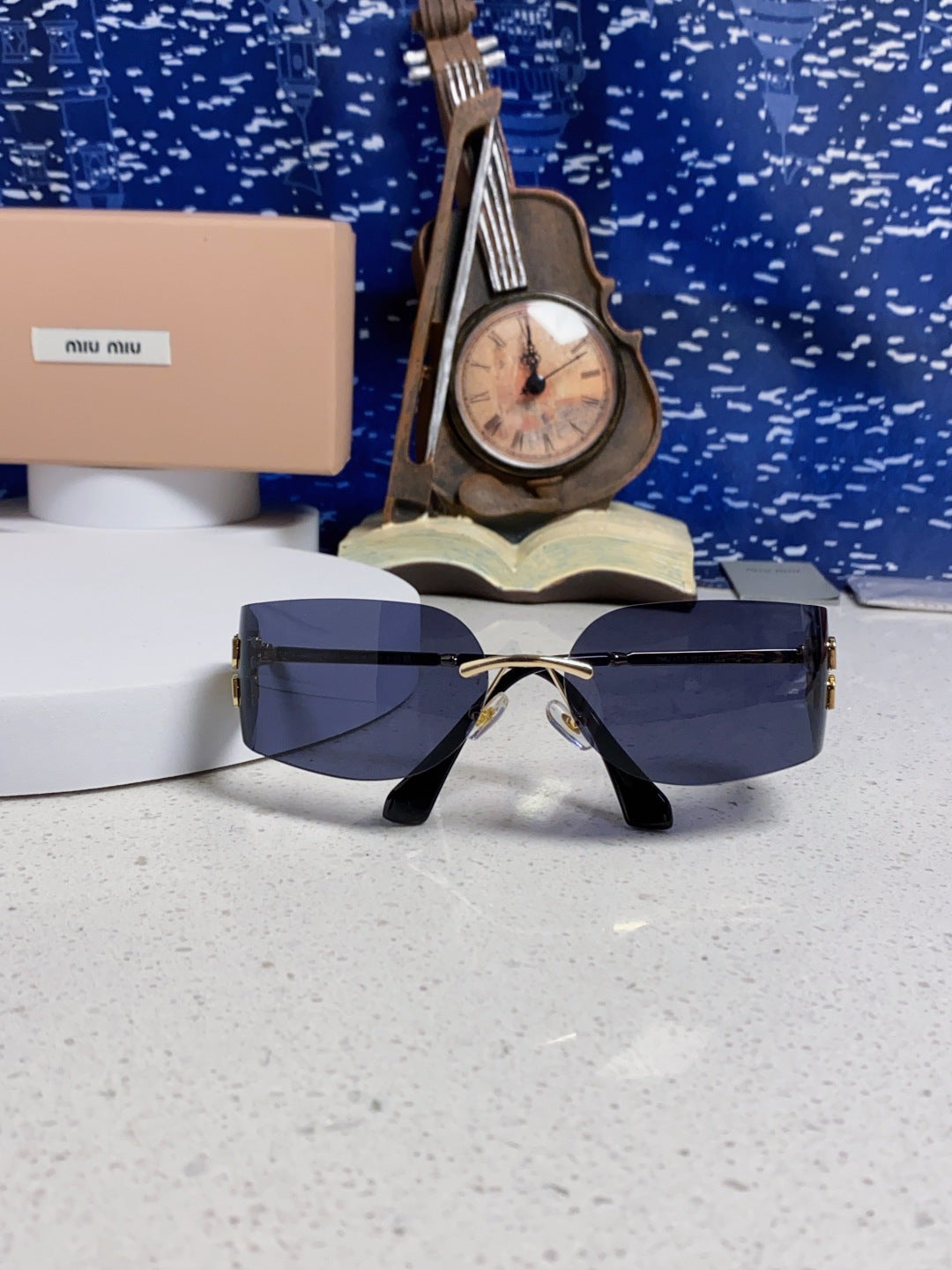 Miu Miu A51S Fashion Blue Lens Sunglasses for Men & Women - detail image 9