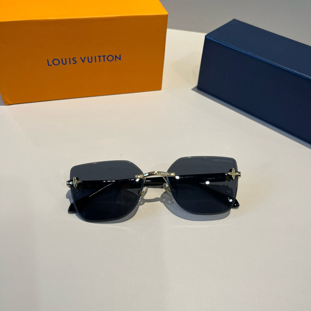 Louis Vuitton Fashion Black Lens Sunglasses for Men & Women - 381787 - detail image 4