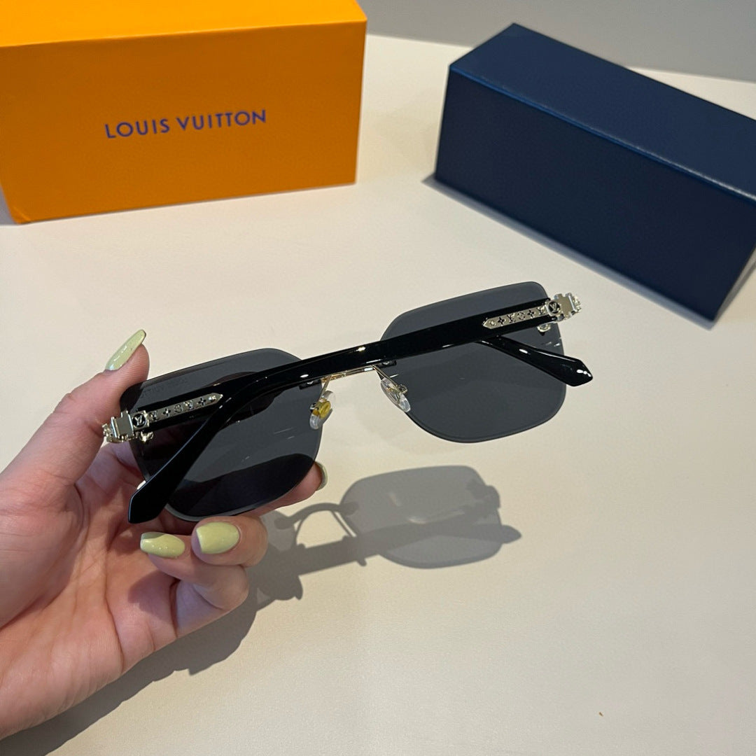 Louis Vuitton Fashion Black Lens Sunglasses for Men & Women - 381787 - detail image 6