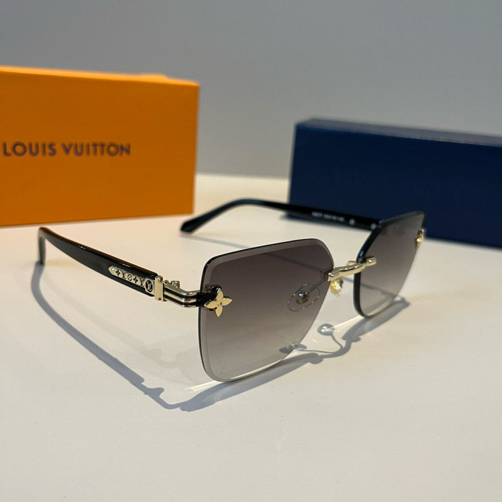 Louis Vuitton Fashion Gray Lens Sunglasses for Men & Women - 381788