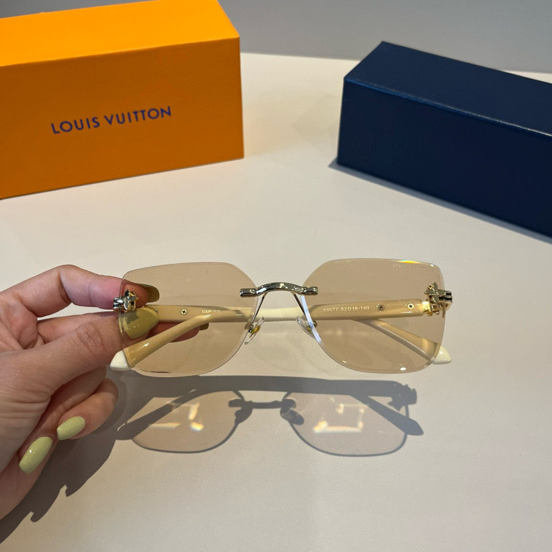 Louis Vuitton Fashion Gold Lens Sunglasses for Men & Women - 381789 - detail image 5