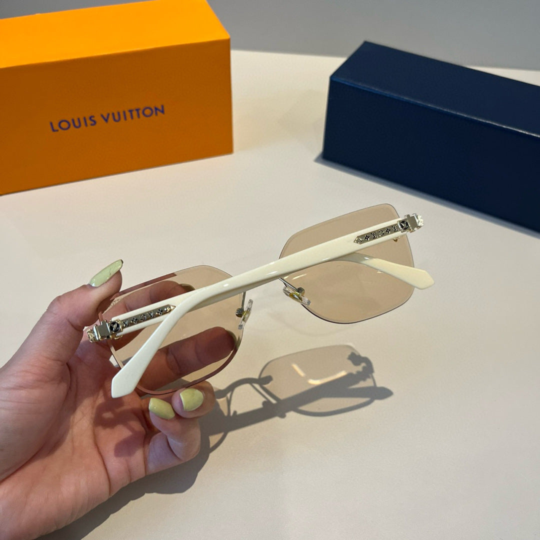 Louis Vuitton Fashion Gold Lens Sunglasses for Men & Women - 381789 - detail image 7