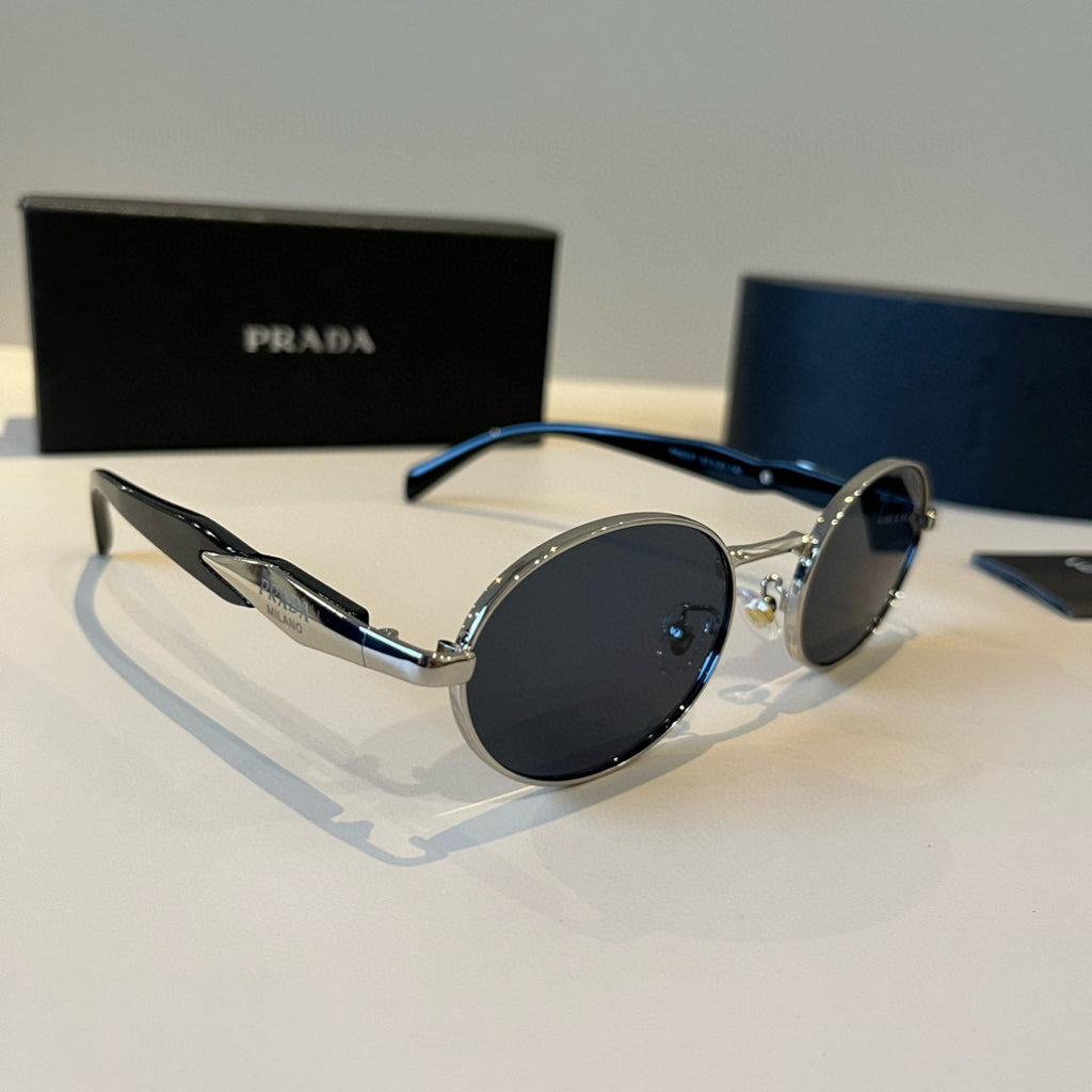 Prada Fashion Silver Lens Sunglasses for Men & Women - 382651