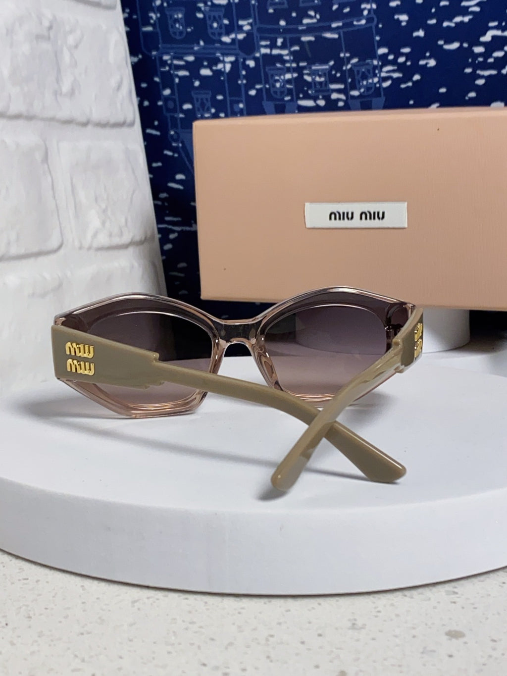Miu Miu Cat-Eye Gray Lens Sunglasses for Women - detail image 3