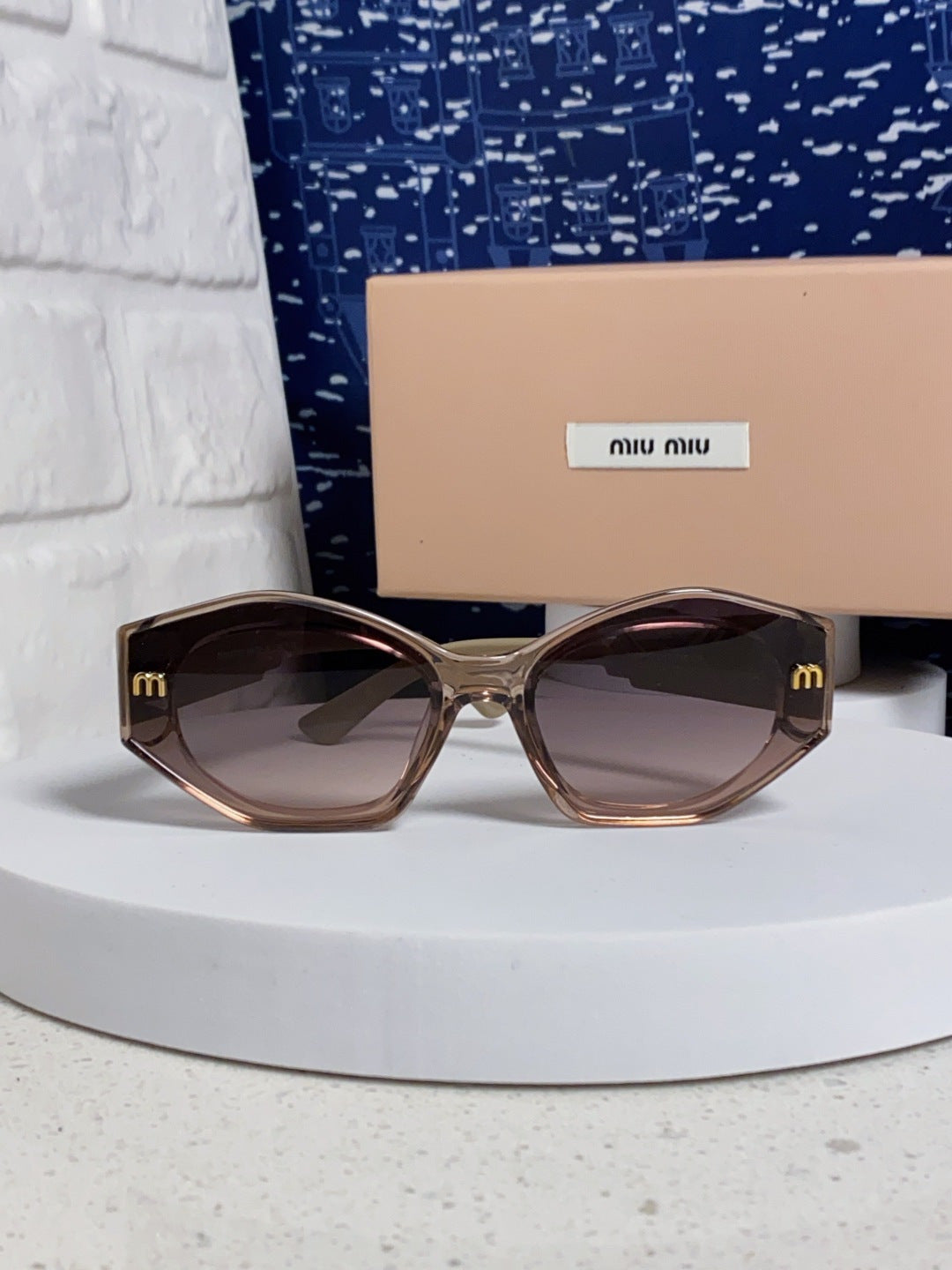 Miu Miu Cat-Eye Gray Lens Sunglasses for Women - detail image 2