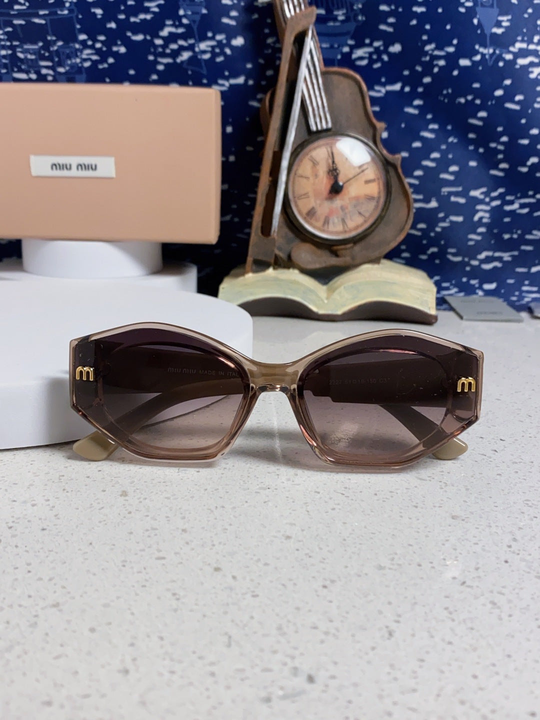 Miu Miu Cat-Eye Gray Lens Sunglasses for Women - detail image 9