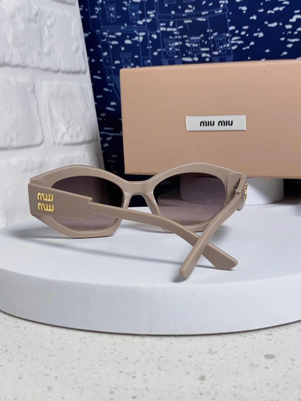 Miu Miu Cat-Eye Silver Lens Sunglasses for Women - detail image 3