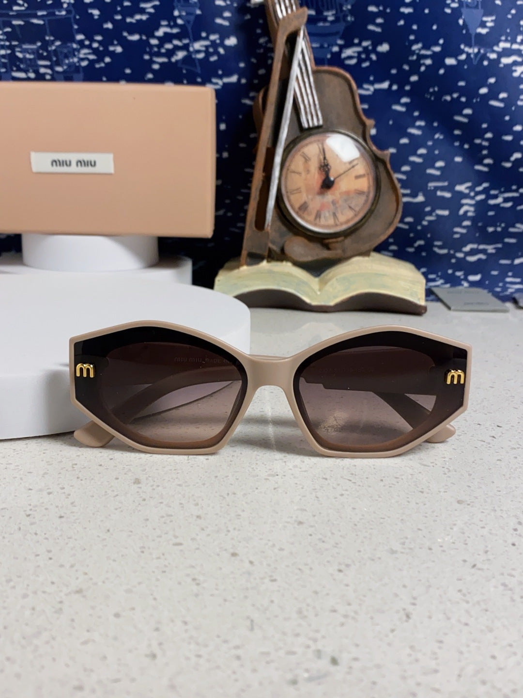 Miu Miu Cat-Eye Silver Lens Sunglasses for Women - detail image 9