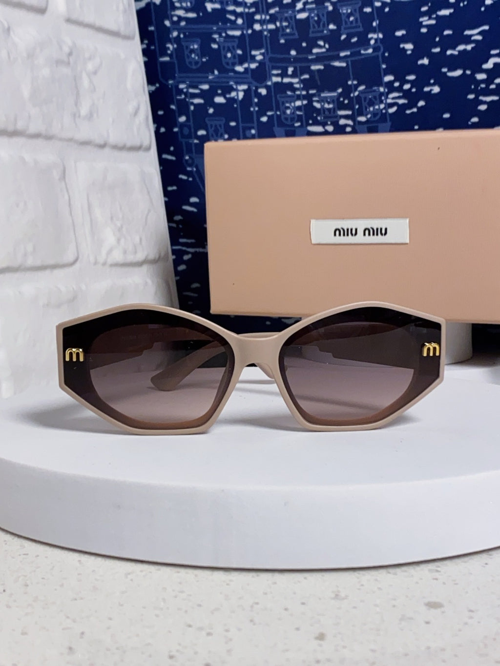 Miu Miu Cat-Eye Silver Lens Sunglasses for Women - detail image 2