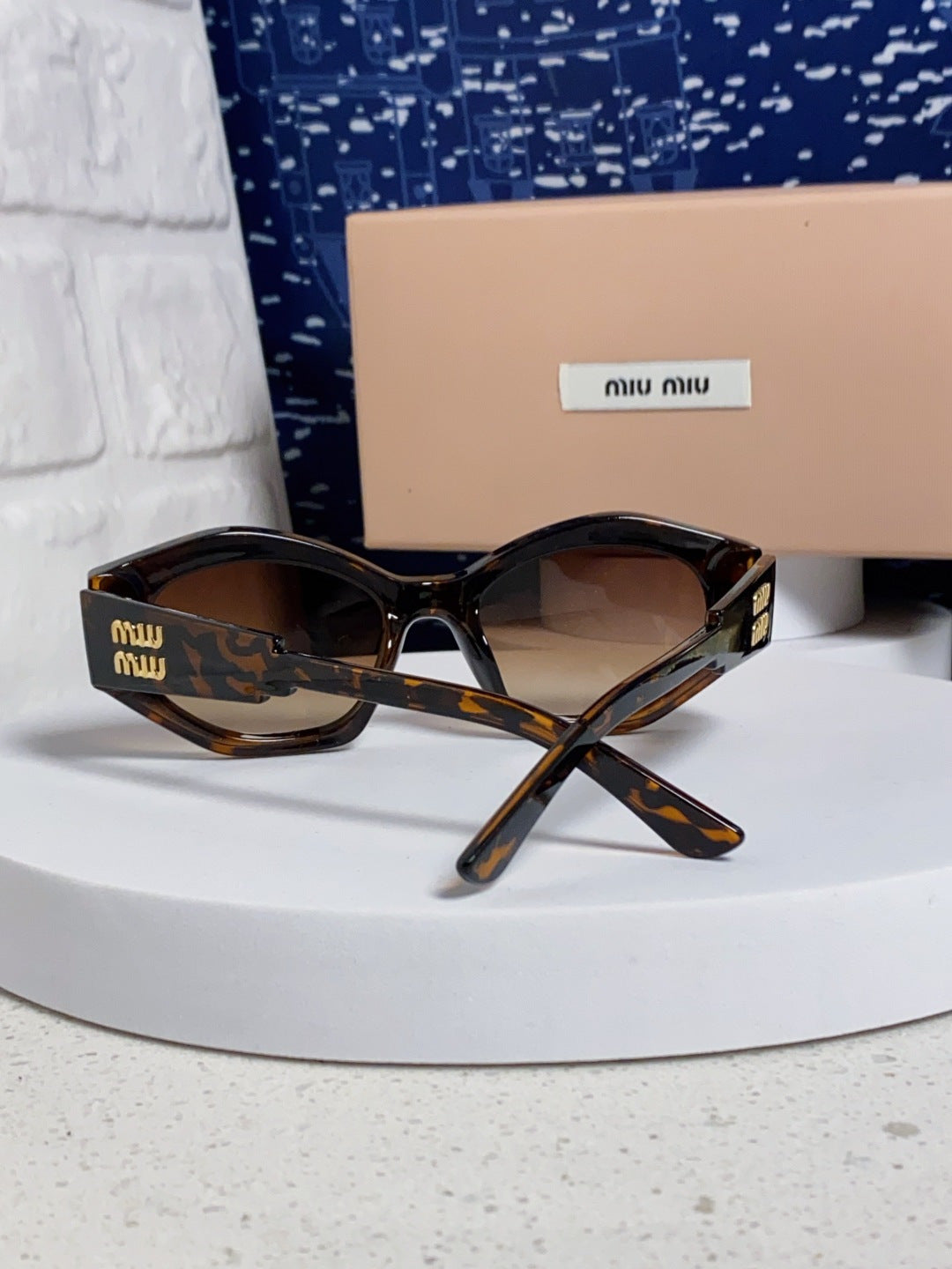 Miu Miu Cat-Eye Brown Lens Sunglasses for Women - detail image 3