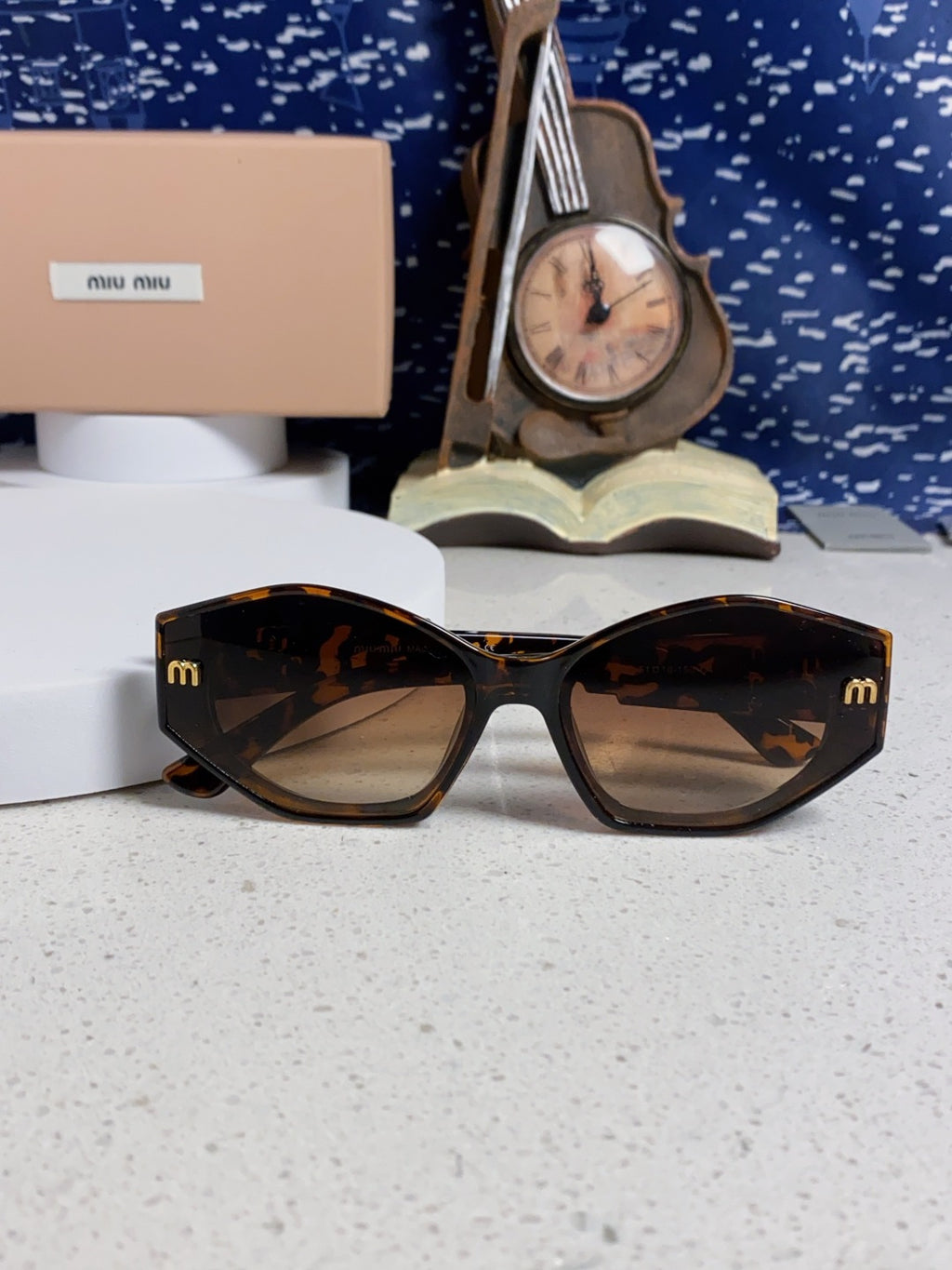 Miu Miu Cat-Eye Brown Lens Sunglasses for Women - detail image 9