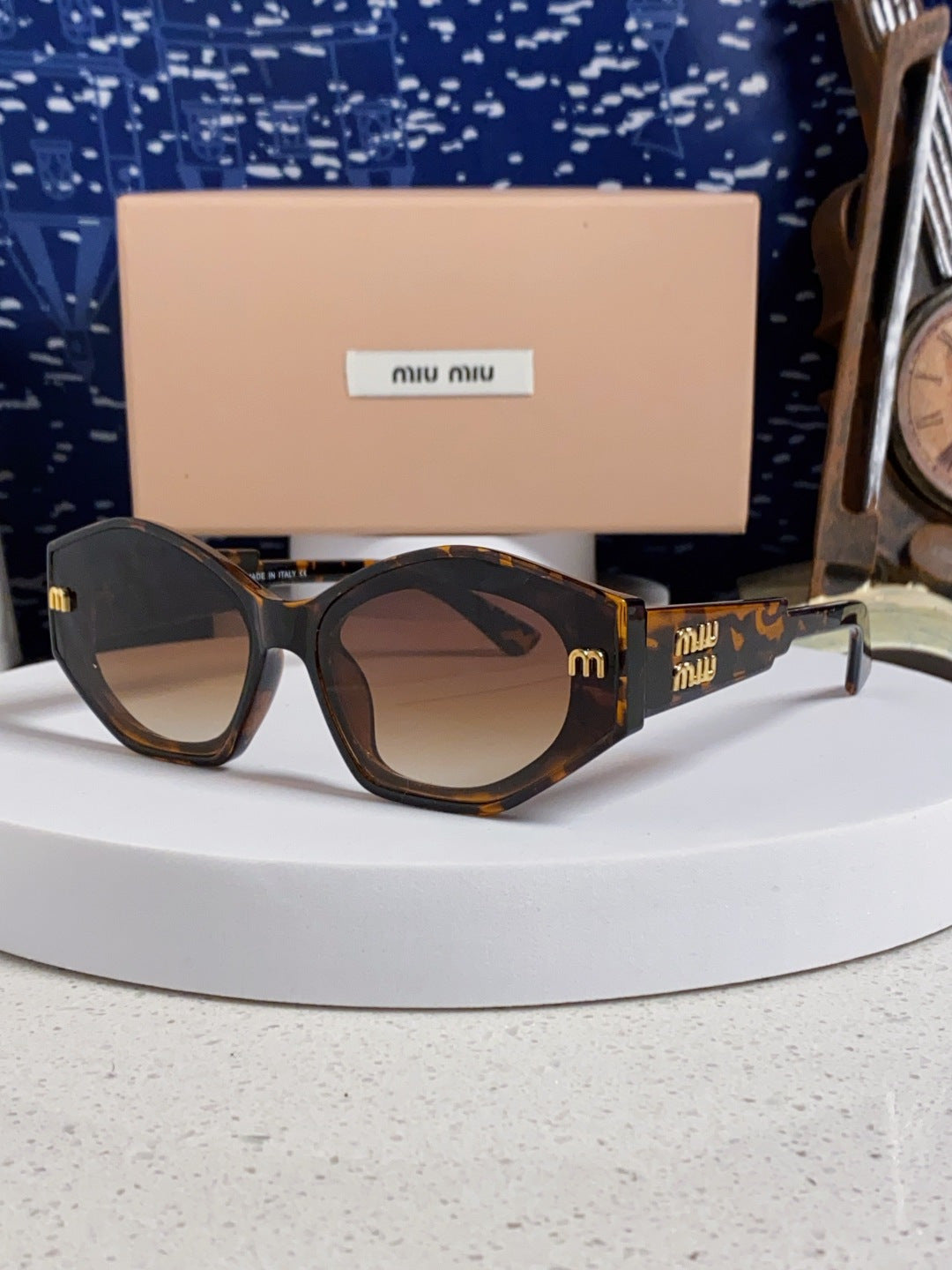 Miu Miu Cat-Eye Brown Lens Sunglasses for Women