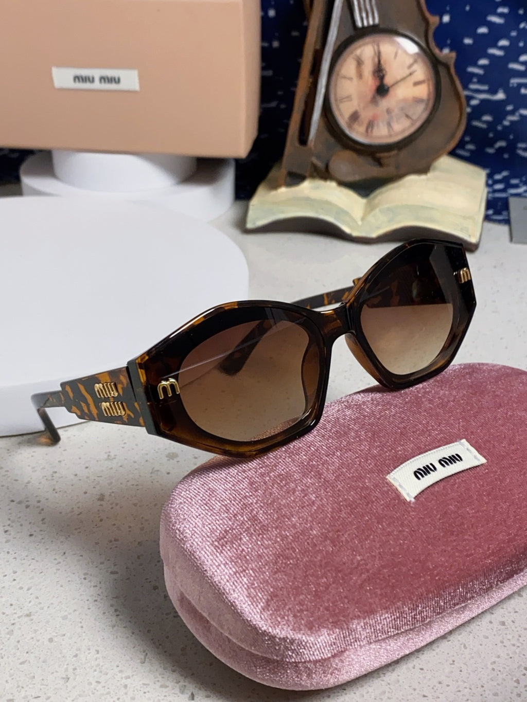 Miu Miu Cat-Eye Brown Lens Sunglasses for Women - detail image 10