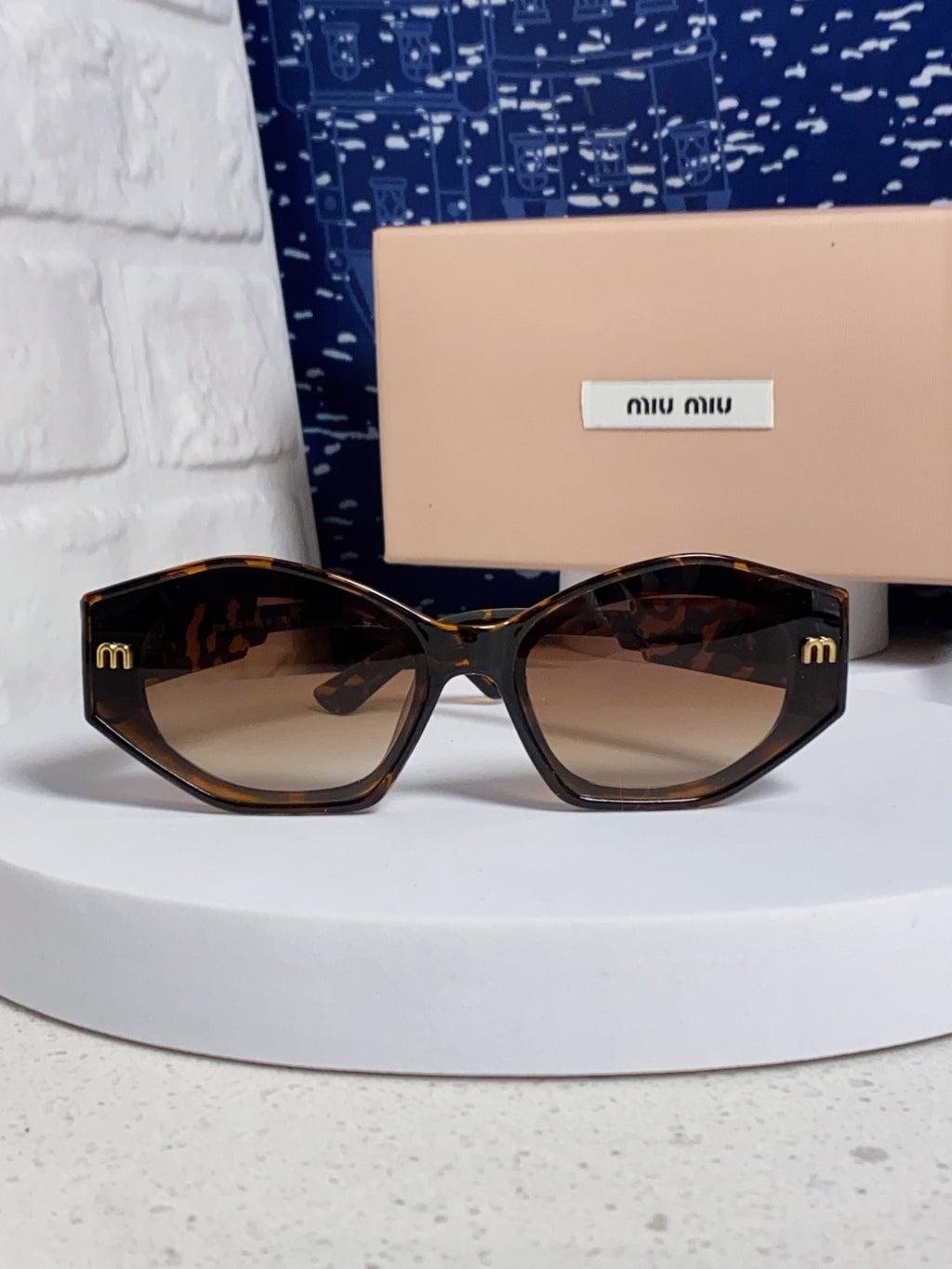 Miu Miu Cat-Eye Brown Lens Sunglasses for Women - detail image 2