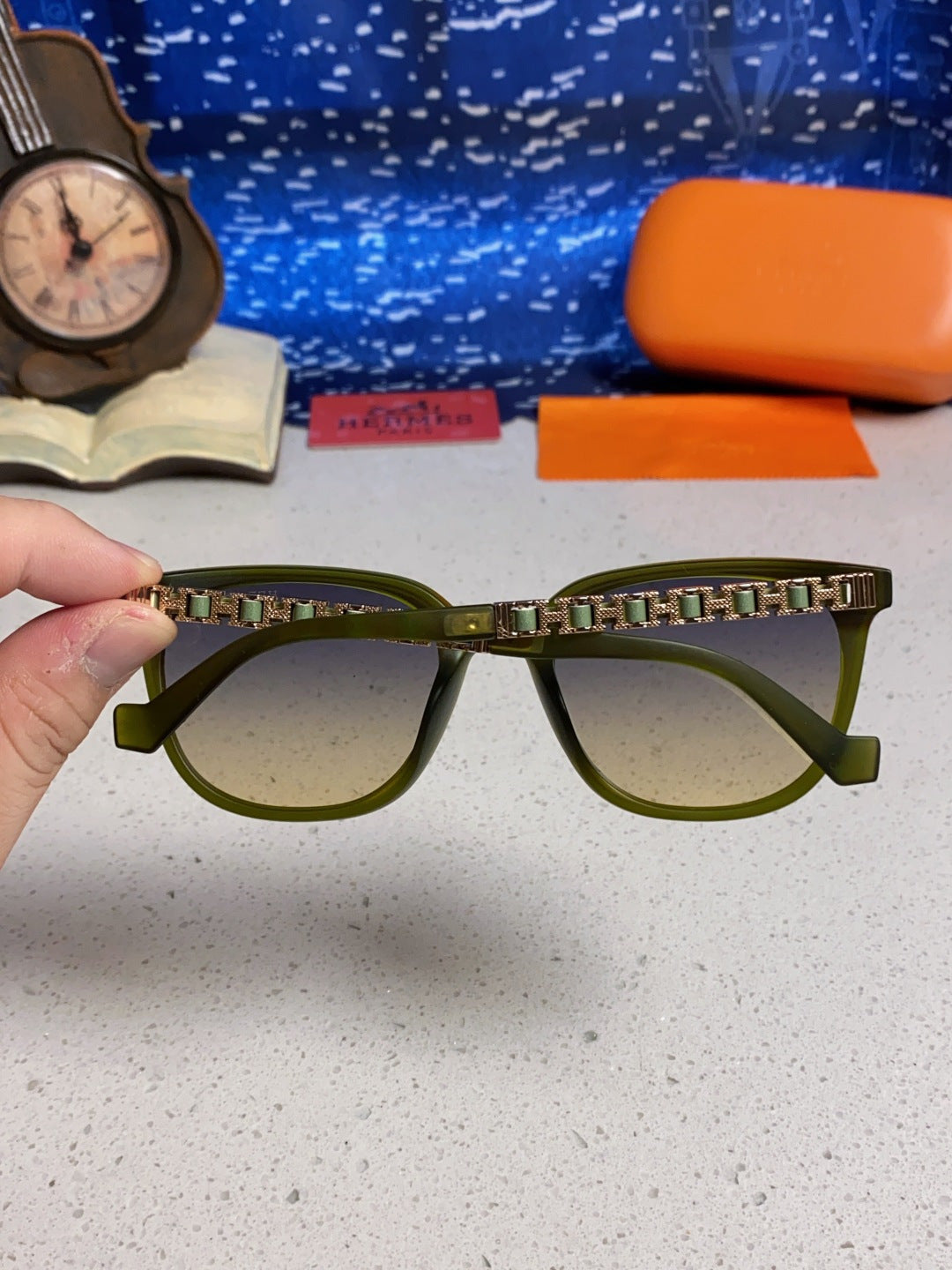 Hermès Fashion Brown Lens Sunglasses for Women - 358932 - detail image 5