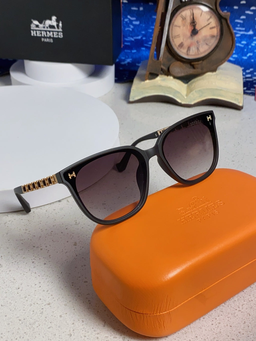 Hermès Fashion Silver Lens Sunglasses for Women - detail image 10