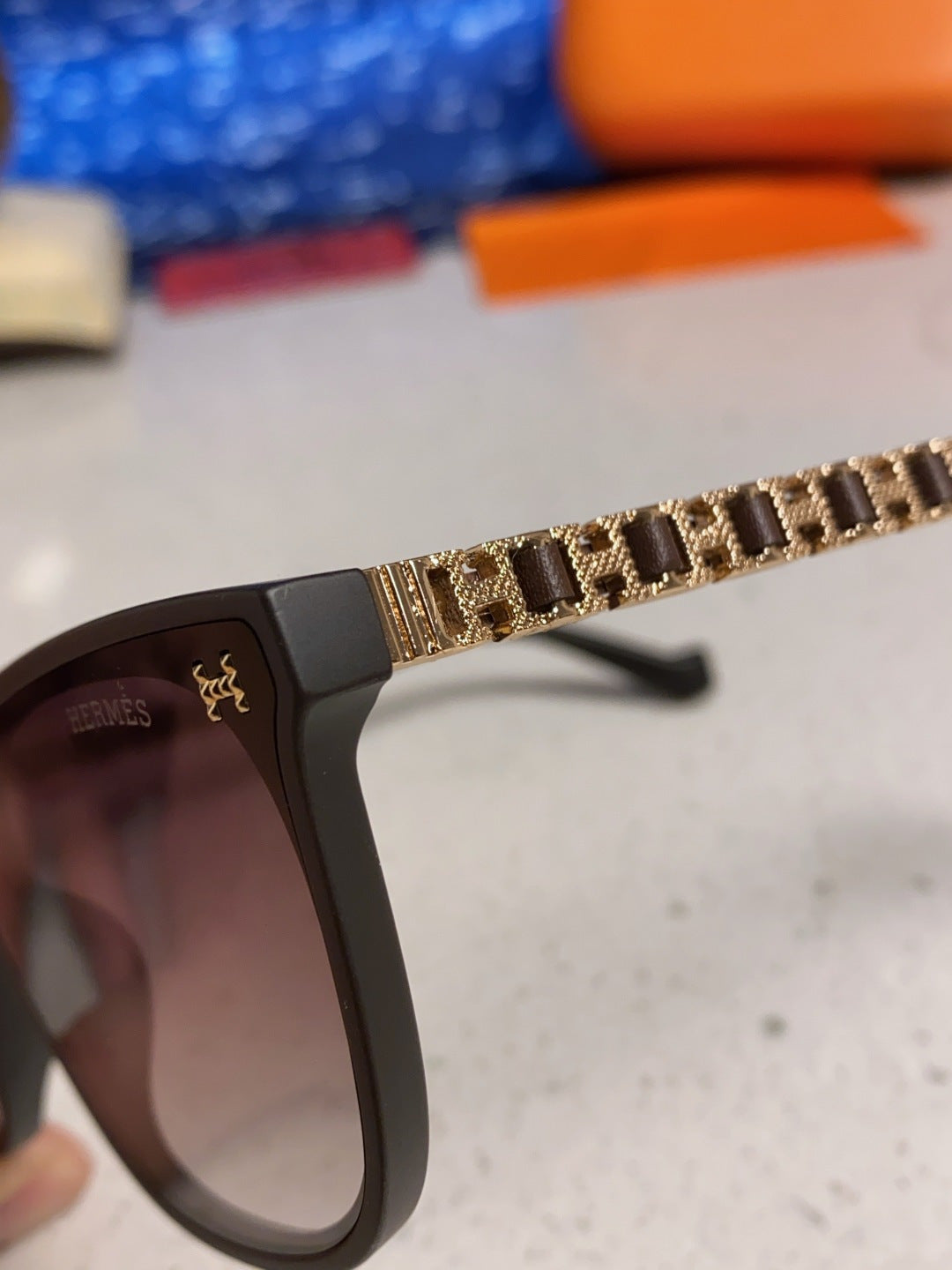 Hermès Fashion Silver Lens Sunglasses for Women - 358933 - detail image 7